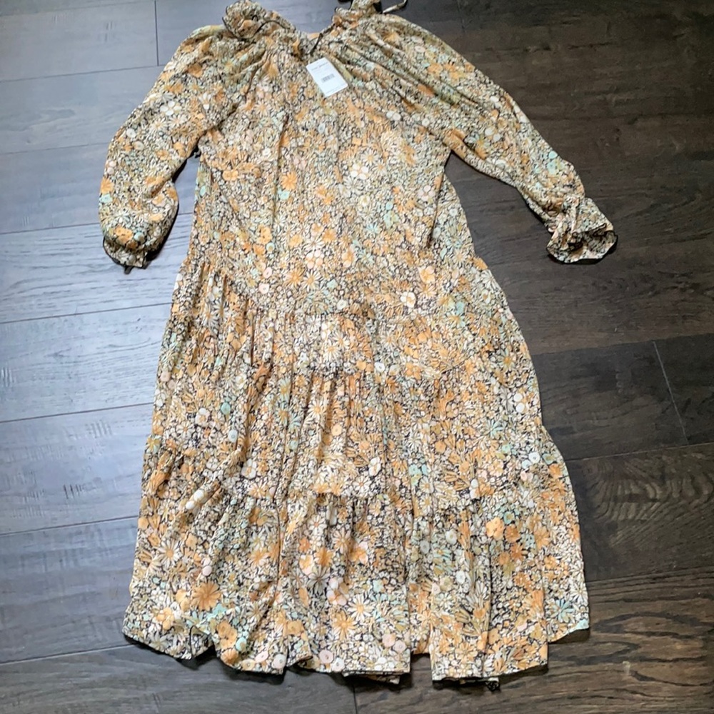 Free people Feeling groovy maxi dress